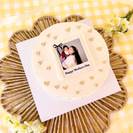 Mothers Day Personalised Polaroid Mini Cake