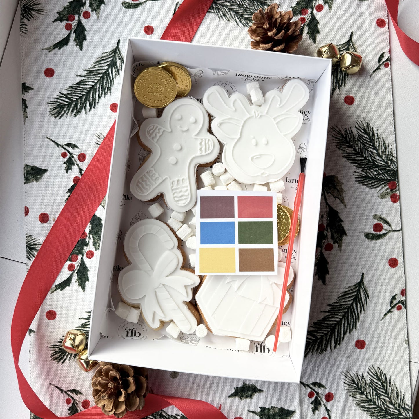 Christmas Paint Your Own Biscuit Box